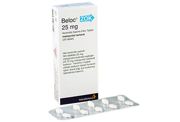 BELOC ZOK 25 MG 20 KONT.SAL.таблетки покрытые оболочкойI