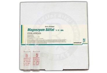 MAGNEZYUM SULFAT %15 BIOSEL 10MLX100 ампулы