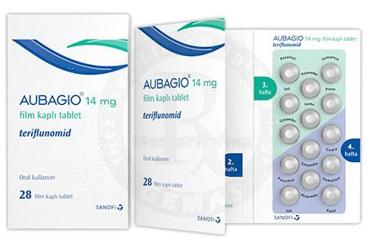 AUBAGIO 14 MG 28 таблетки покрытые оболочкой