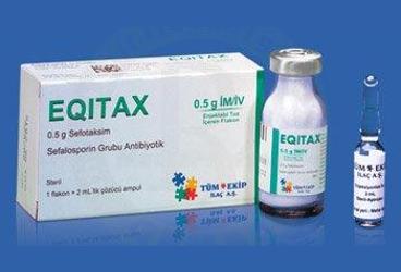 EQITAX 0,5 GR IM/IV ENJ.порошок İÇEREN 1 флакон