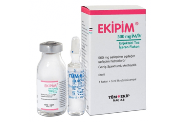 EKIPIM 0,5 GR IM/IV ENJEKTABL порошок İÇEREN 1 флакон