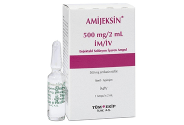 AMIJEKSIN 500 MG/2 ML IM/IV ENJ. SOL.ICEREN 1 ампулы