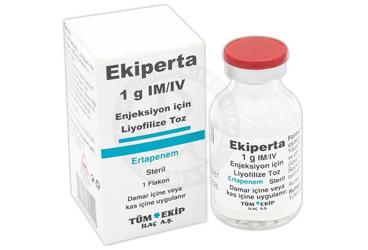 EKIPERTA 1G IM/IV ENJEKSIYON ICIN лиофилизированный порошок