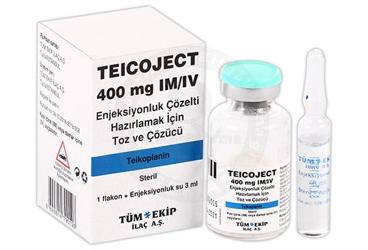 TEICOJECT 400 MG IM/IV ΡΠ°ΡΡΠ²ΠΎΡ Π΄Π»Ρ ΠΈΠ½ΡΠ΅ΠΊΡΠΈΠΉ HAZIRLAMAK ICIN ΠΏΠΎΡΠΎΡΠΎΠΊ VE COZUCU