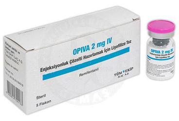 OPIVA 2 MG IV раствор для инъекций HAZIRLAMAK ICIN лиофилизированный порошок (5 ADET)