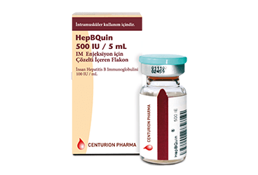 HEPBQUIN 100 IU /1 ML внутримышечная инъекция ICIN COZELTI ICEREN флакон