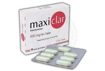 MAXICLAR 500 MG таблетки покрытые оболочкой (14 таблетки покрытые оболочкой)