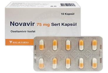 NOVAVIR 75 MG твёрдые капсулы (10 ADET)