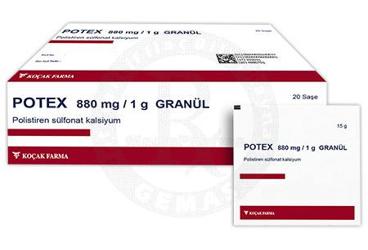 POTEX 880MG/1G гранулы 20 POSET