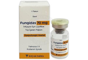 FUNGIDAS 70 MG INFUZYON ICIN лиофилизированный порошок 1 флакон