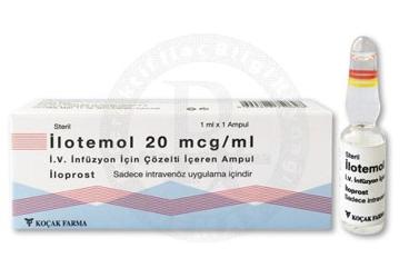 ILOTEMOL 20 MCG/ML внутривенная инфузия ICIN COZELTI ICEREN ампулы (1 ампулы)
