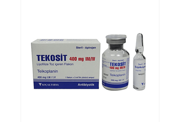TEKOSIT 400 MG IM/IV лиофилизированный порошок İÇEREN 1 флакон