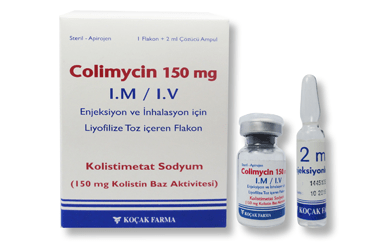 COLIMYCIN 4.500.000 IU IM/IV ENJ. VE INHALASYON ICIN лиофилизированный порошок ICEREN флакон