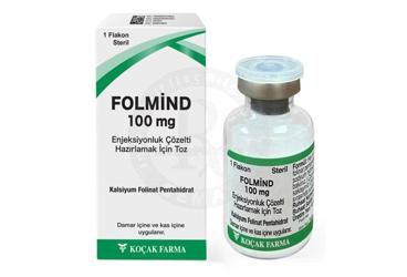 FOLMIND 100 MG раствор для инъекций HAZIRLAMAK ICIN порошок