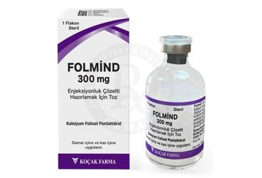 FOLMIND 300 MG раствор для инъекций HAZIRLAMAK ICIN порошок