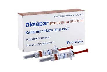 OKSAPAR 8000 ANTI-XA IU/0,8 ML раствор для инъекций ICEREN готовый к применению шприц-ручка (2 шприц-ручка)