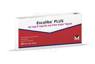 EXCALIBA Plus 40 MG/ 5 MG/ 25 MG таблетки покрытые оболочкой (28 таблетки)