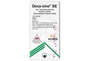 DEXA-SINE SE %0.1 TEK KULLANIMLIK глазные капли, COZELTI (10 ADET)
