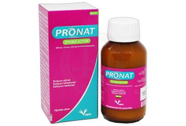 PRONAT DOUBLE ACTION 500
MG+213 MG+325 MG/10 ML суспензия для приёма внутрь (200 ML)