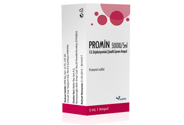 PROMIN 5000IU/5ML I.V раствор для инъекций ICEREN 1 ампулы