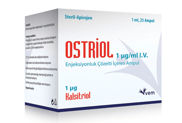 OSTRIOL 1 MCG/ML IV 1 MLX 25 ампулы/KUTU