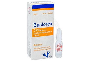 BACLOREX 0.05 MG ML INTRATEKAL раствор для инъекций