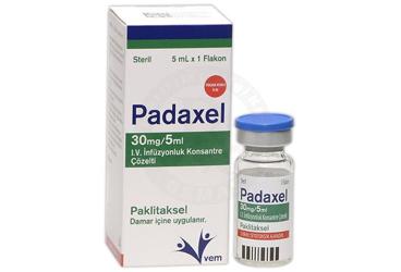 PADAXEL 30 MG/5 ML I.V. INFUZYONLUK KONSANTRE COZELTI (1 флакон)