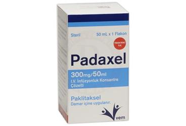 PADAXEL 300 MG/50 ML I.V. INFUZYONLUK KONSANTRE COZELTI (1 флакон)