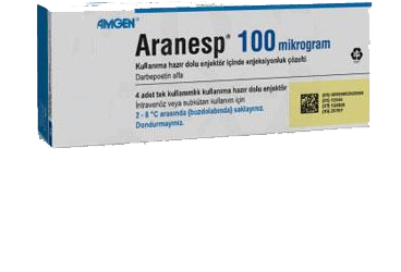 ARANESP 100 MCG/0,5 ML раствор для инъекций ICEREN готовый к применению шприц-ручка