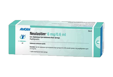 NEULASTIM 6 MG/0,6 ML S.C. ENJEKSIYON ICIN готовый к применению 1 SIRINGA